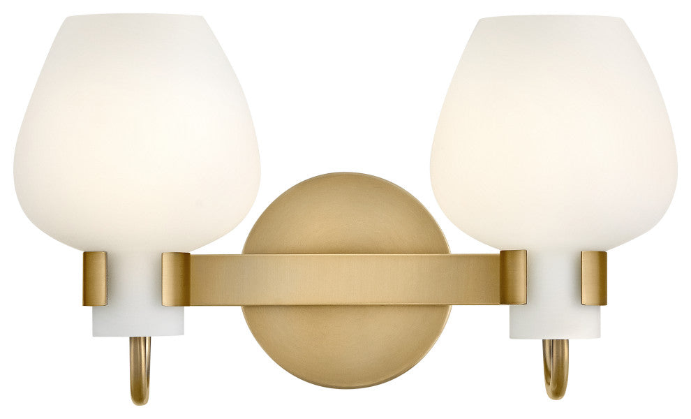 Hinkley Sylvie Small Vanity, Heritage Brass