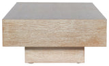 Otto Oak Veneer Coffee Table, Beige