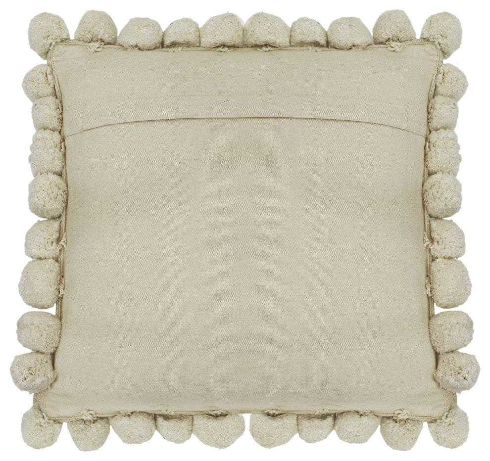 Adelyn Square Tasseled Accent Pillow