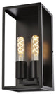 Victoria 2-Light Wall Sconce, Black