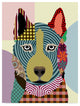 Lanre Adefioye 'Siberian Husky' Canvas Art, 24"x18"