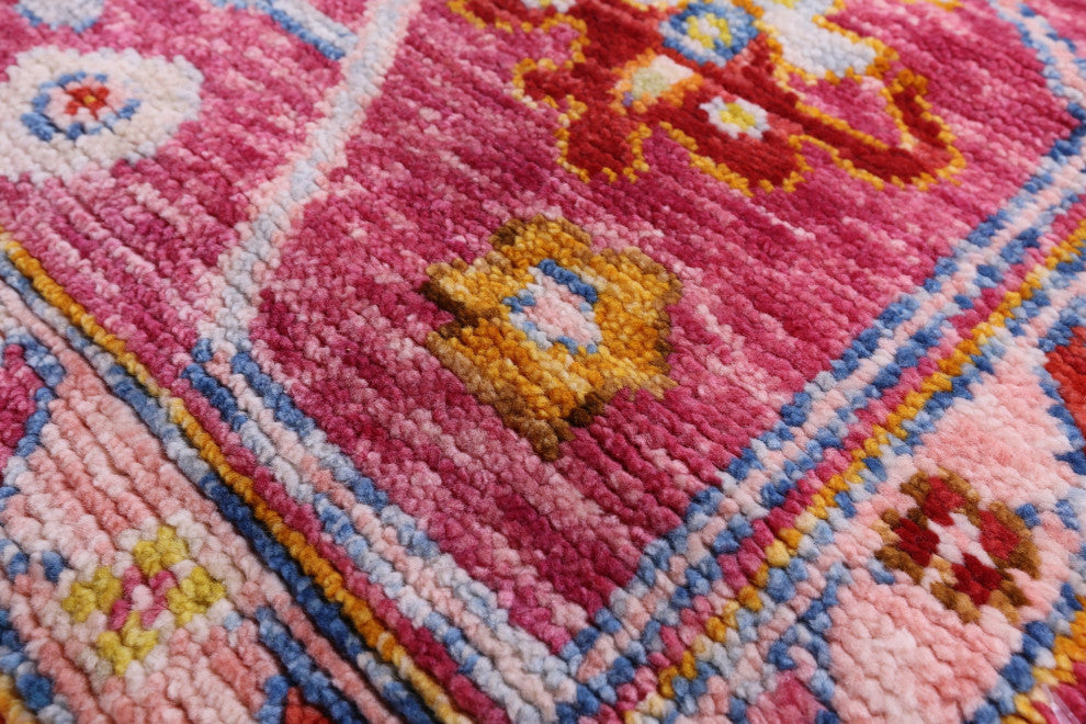 Turkish Oushak Handmade Wool Rug 7' 11" X 9' 9" - Q16067