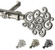 Fabritio 13/16 inch dia. Curtain Rod, Satin Nickel, 66-120"