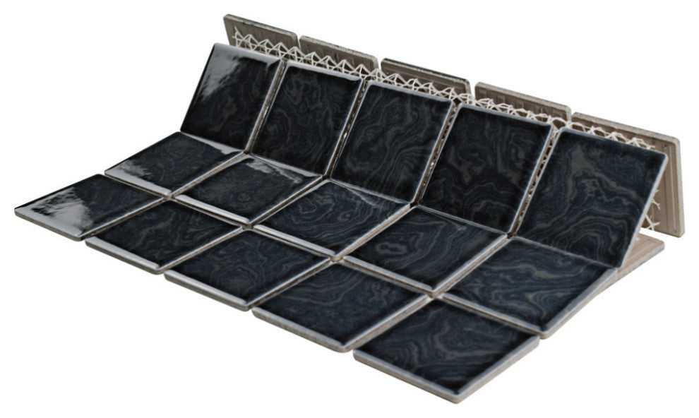 Resort Storm Black Porcelain Floor and Wall Tile
