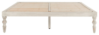 Rhonda Platform Bed, Whitewash, King