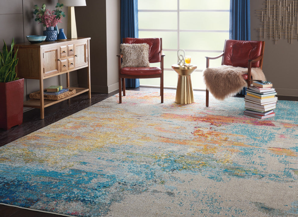 Nourison Celestial 9' x 12' Sealife Modern Indoor Area Rug