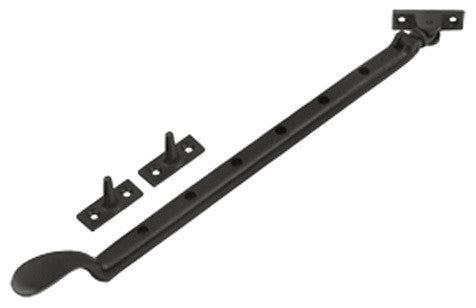 Deltana CSA13 13" Solid Brass Colonial Casement Stay Adjuster - Bronze