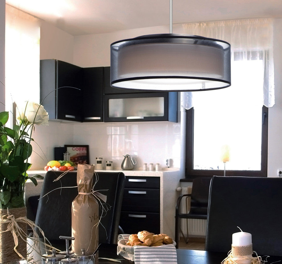 Maxim 10226 Prime 20"W LED Pendant - Satin Nickel