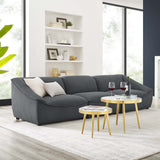 Comprise 3-Piece Sofa Charcoal