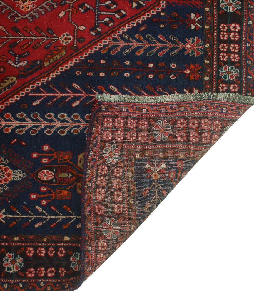 Fine Vintage Distressed Berk Red Rug