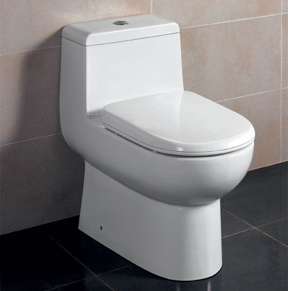 Dual Flush One Piece Eco-Friendly High Efficiency Low Flush Ceramic Toilet