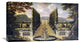 "An Imaginary View of The Gardens of a Mansion" Artwork, 30" x 16"