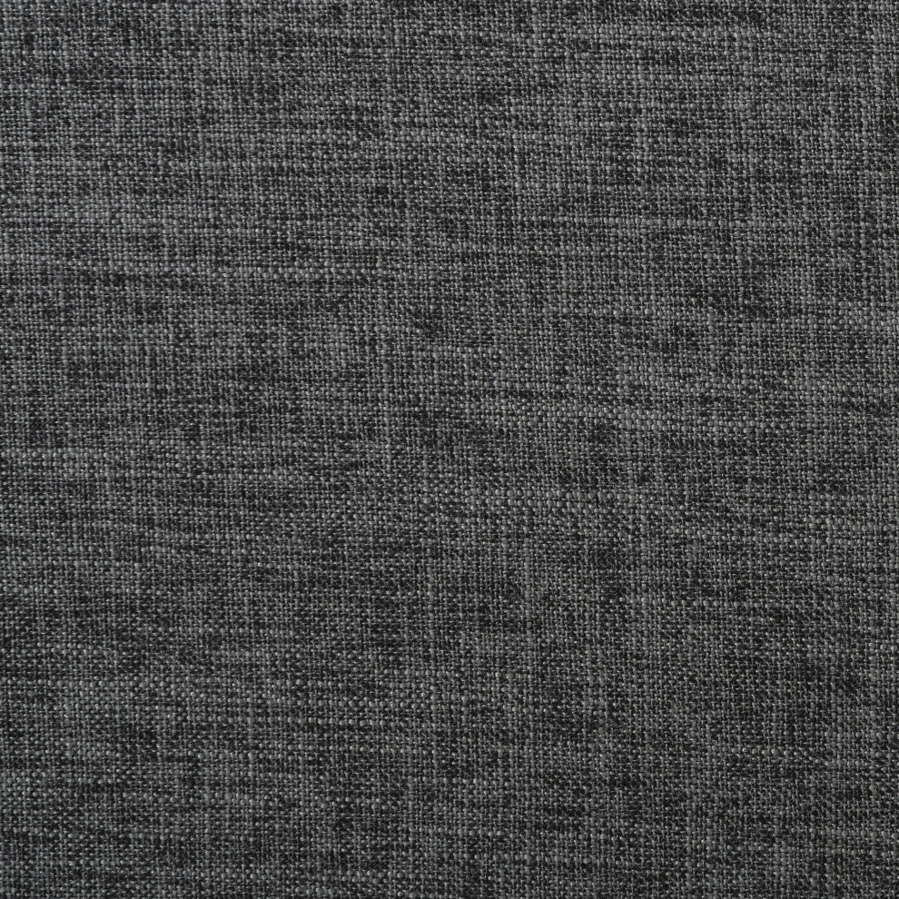 GDF Studio Stratford Mid Century Modern Fabric Club Chair, Gray
