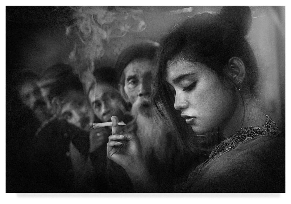 Sebastian Kisworo 'Roro Menduts Cigarette' Canvas Art, 24"x16"