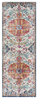 Harput Traditional Saffron, Light Gray Area Rug, 2'7"x7'3" Runner