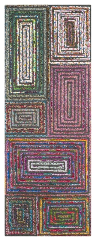 Safavieh Nantucket 9' X 12' Hand Tufted Cotton Wool Rug in Charcoal