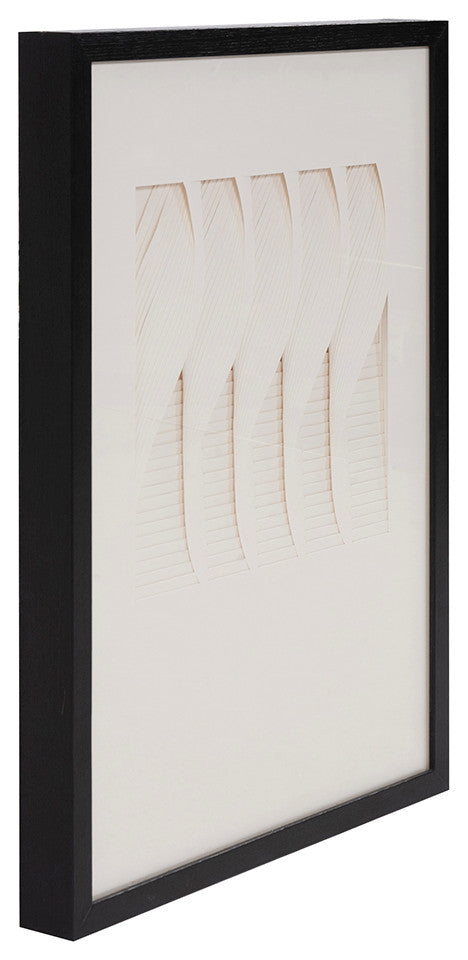 Howard Elliott Dimensional Paper Twist Shadowbox Art