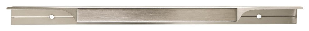 Extent 8-9/16" CTC Cabinet Edge Pull, Satin Nickel