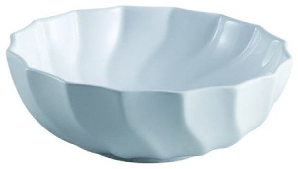 Odyssey White China Vessel Bathroom Sink without Overflow Hole EV9143