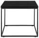 20" Black Square End Table