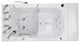 Ella Monaco 32"x52" Acrylic Walk-In-Bathtub, Outswing Door, 5 Piece Faucet