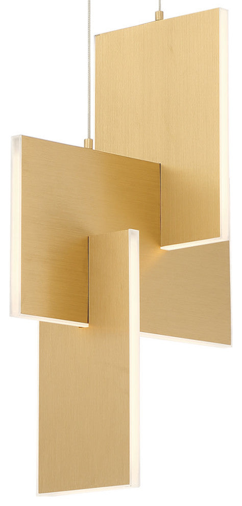 Eurofase Lighting 37346-010 Coburg 3 Light 20"W LED Chandelier - Painting