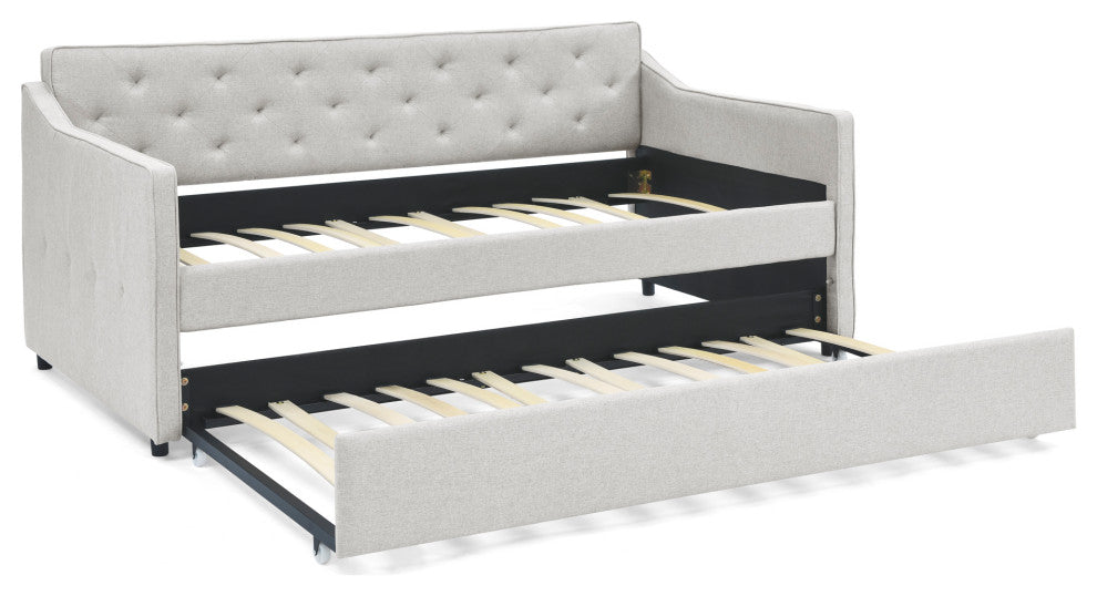 Gewnee Twin Size Daybed with Twin Size Trundle