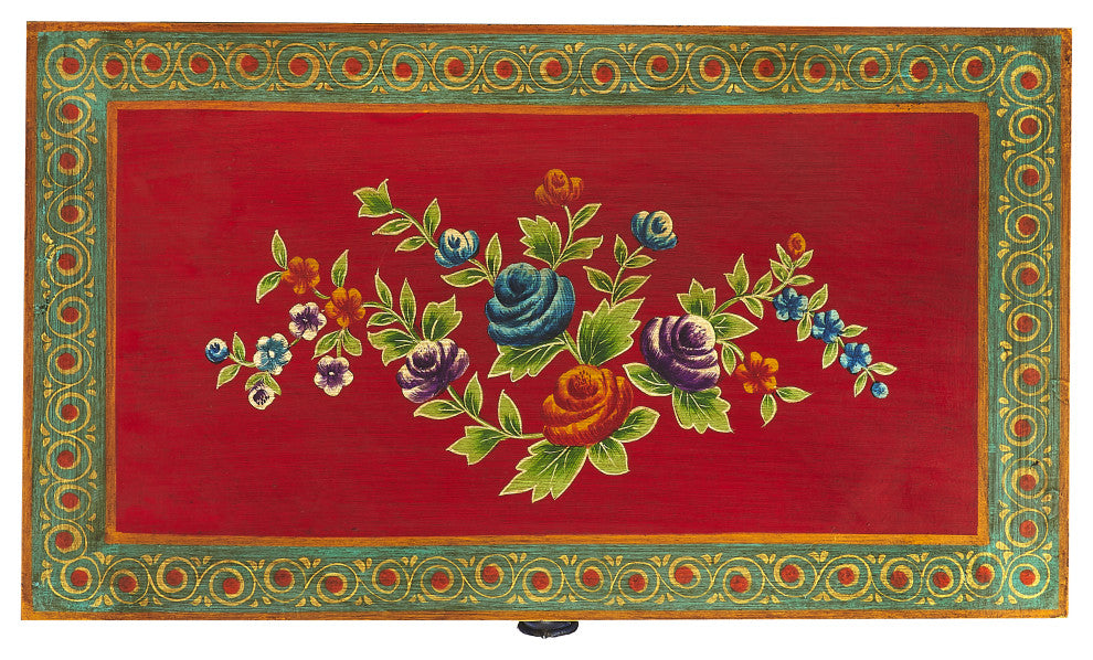Top-and-front view on white background highlighting lid design and border.