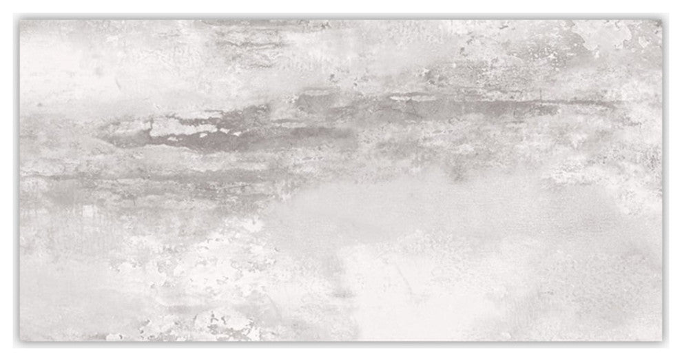 Silver Diamond Glossy 12x24 Porcelain Tile