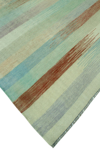 Sun Faded Flatweave Laureen Rust/Ivory Rug, 9'6 x 13'10