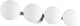 4-Light Globe Vanity Fixture, Satin Nickel