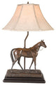 Medium English Saddle Horse Lamp