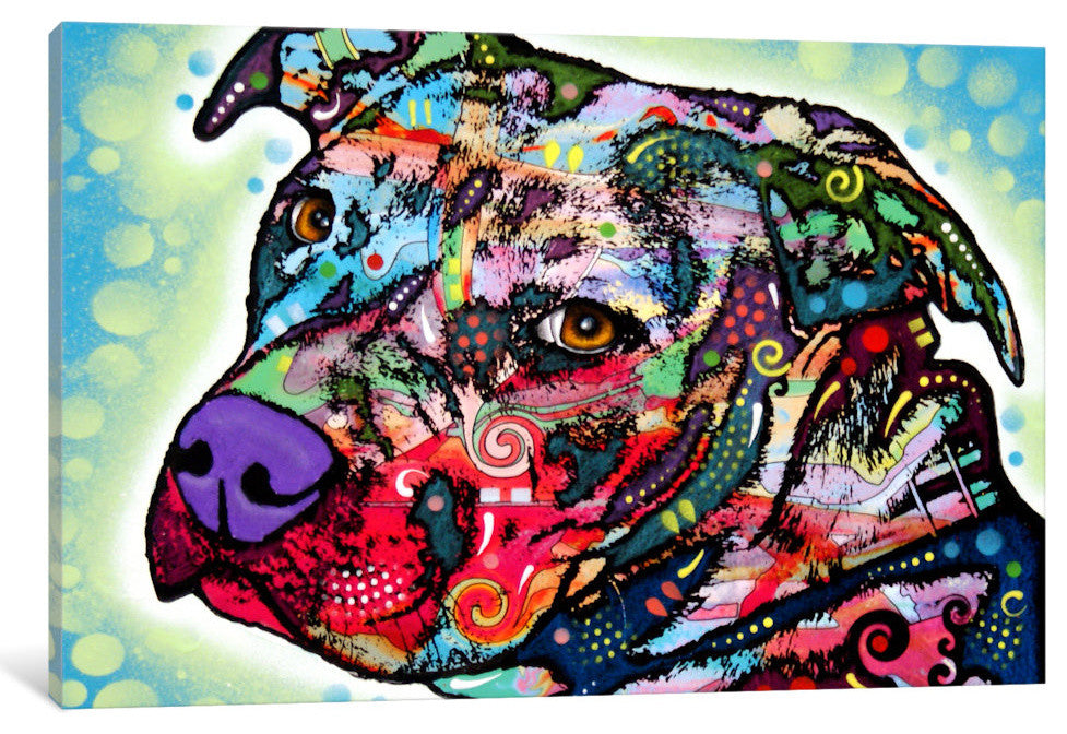 "Bulls Eye" by Dean Russo, 40x26x1.5"