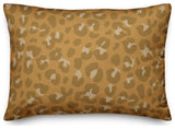 Yellow Leopard 20x14 Spun Poly Pillow