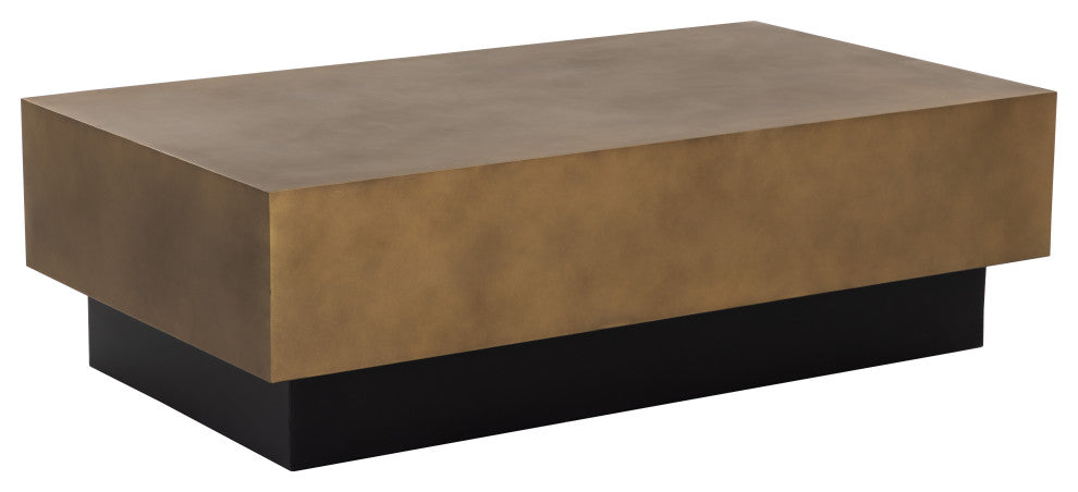 Blakely Coffee Table Antique Brass