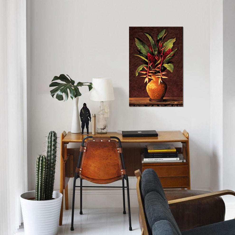 "Tropical Arrangement II" by Eduardo, Canvas Print, 40"x26"
