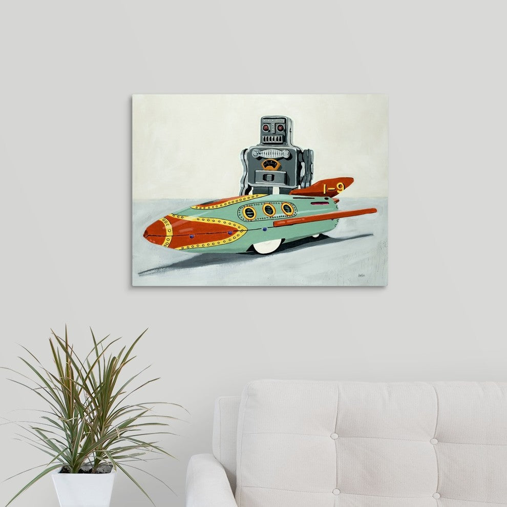 Blast Off Wrapped Canvas Art Print, 24"x18"x1.5"