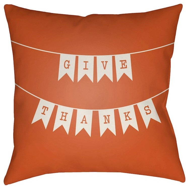 Banner Pillow 18x18x4