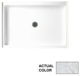 Swan 48.375x34.188x5.5 Solid Surface Shower Base, Tundra