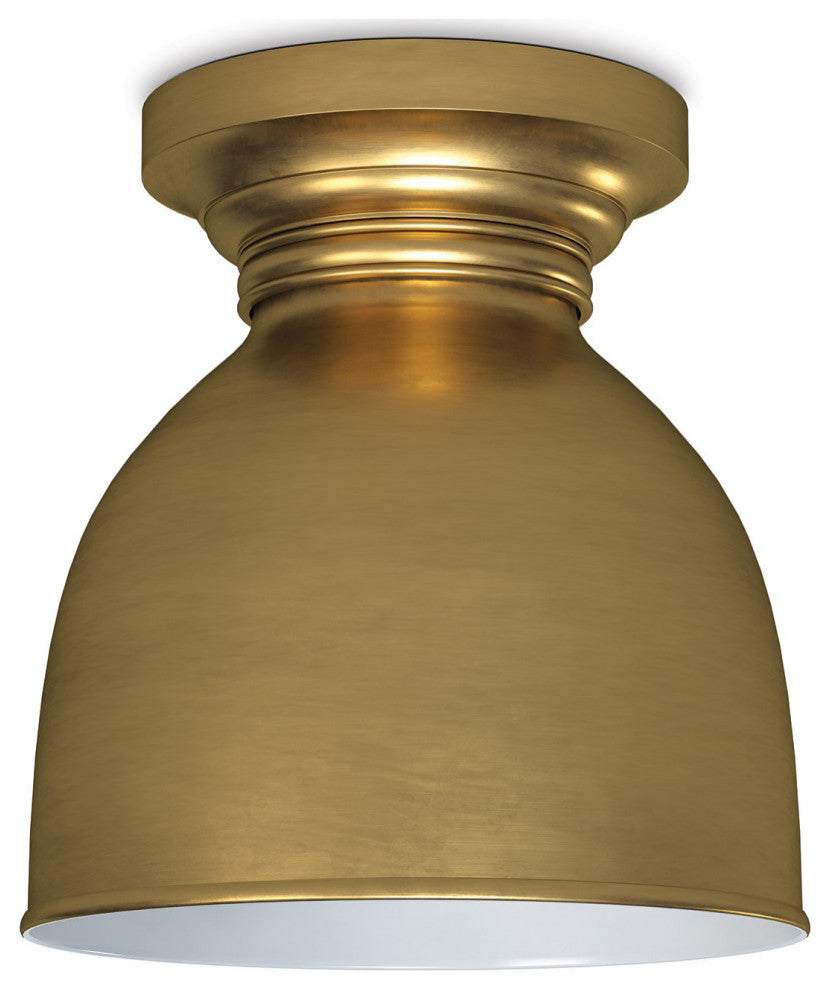 Pantry Flush Mount, Natural Brass