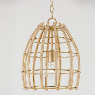 Capital Lighting 344111 Wren 12"W Pendant - Matte Brass