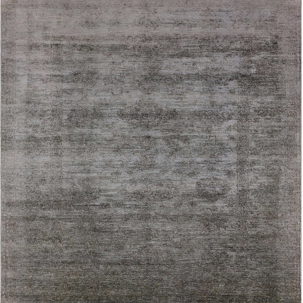 Ahgly Company Indoor Square Mid-Century Modern Area Rugs, 7' Square