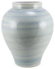Vintage Light Blue Open Top Jar Large