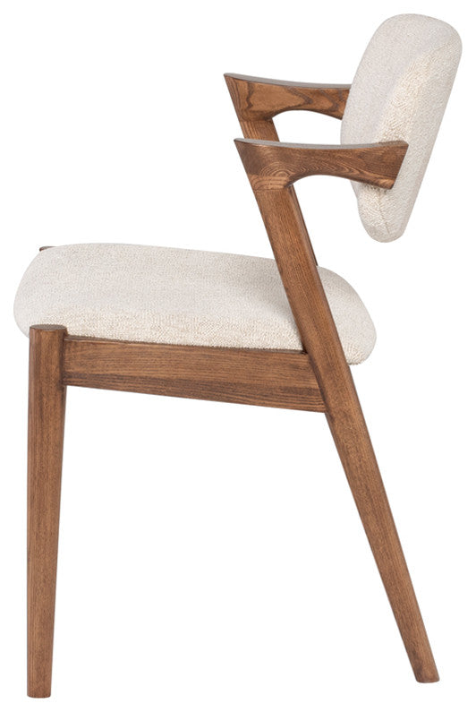 Kalli Shell Fabric Dining Chair