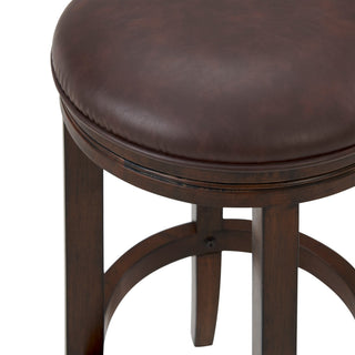 Natick Bar Stool, Distressed Walnut, Counter Height