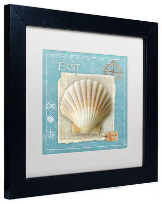 'Points East' Matted Framed Canvas Art by Belinda Aldrich