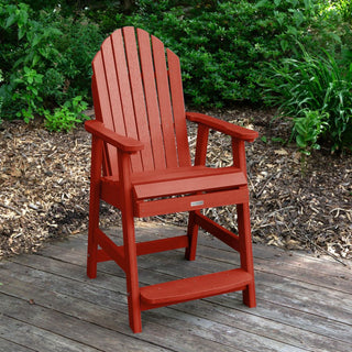 Hamilton Counter Height Deck Chair, Rustic Red