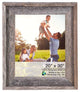 HomeRoots 20x30 Natural Weathered Grey Picture Frame With Plexiglass Holder