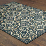 Latitude 609B3 Teal/Gray 9'10"x12'10" Rug