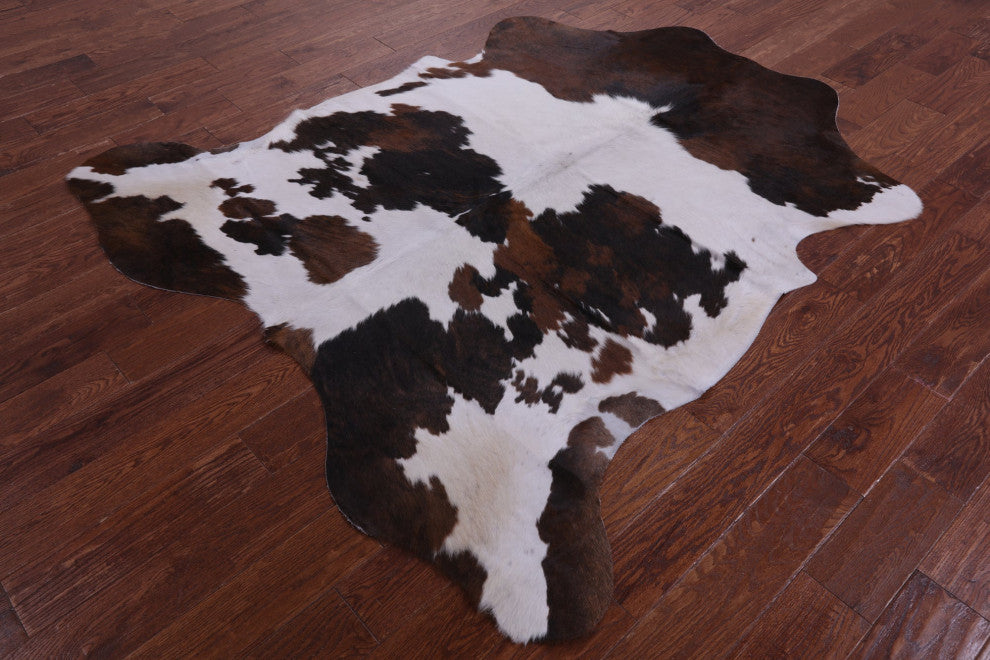 6' 8" X 6' 0" Natural Cowhide Rug C2342